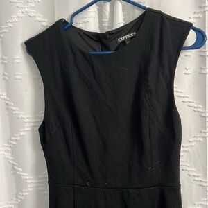 Express black full zip size 4 dress